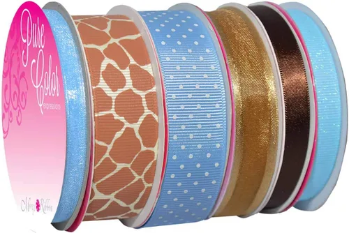 Miniatura 8 de Morex Ribbon Paquete de 6 cintas Sweet Petite de poliéster/nailon, Sweet Baby, 28 yardas
