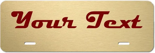Miniatura 26 de Carpe Diem Designs placa frontal personalizable para matrícula/tocador, fabricada en Estados Unidos., Aluminio