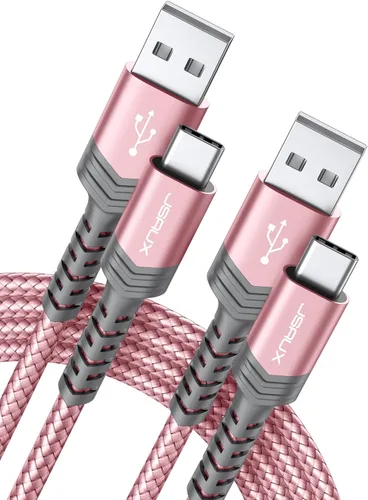 Miniatura 13 de JSAUX Cable USB C [2 unidades de 6.6 pies], cable USB A a USB de carga rápida para iPhone Air, iPhone 17, iPhone 17 Pro, iPhone 17 Pro Max, iPhone