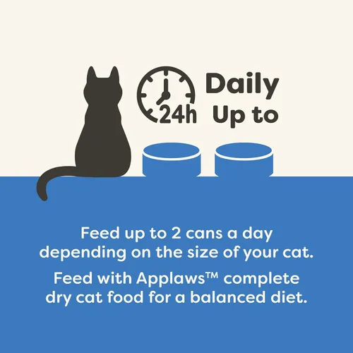 Miniatura 4 de Applaws Alimento húmedo natural para gatos en caldo, alimento húmedo enlatado de ingredientes limitados, sin aditivos, hecho con ingredientes