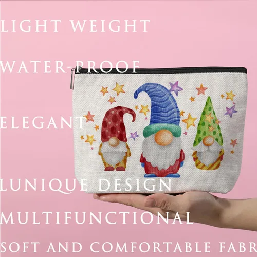 Miniatura 4 de ZHAMEN Bolsa de maquillaje divertida para regalo de cumpleaños de Navidad - Bolsa de cosméticos, Multicolor 0584, Estampado De Letras