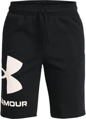 Under Armour Pantalones cortos Rival con logotipo de forro polar para niños