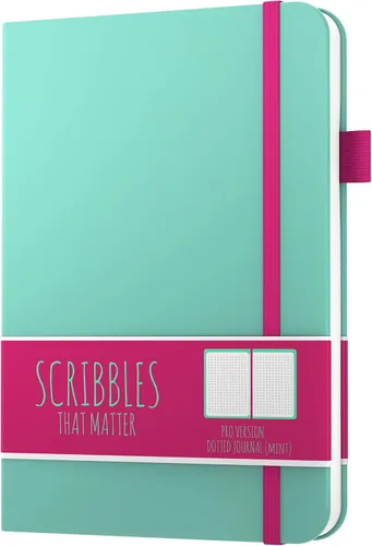 Miniatura 16 de Cuaderno de diario con puntos y cuadrícula A5 Cuadernos diarios en blanco para escritura personal, trabajo, mujeres Papel grueso de 120gsm, tapa
