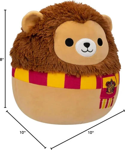 Miniatura 11 de Squishmallows Peluche original de Harry Potter de Gryffindor León de 10 pulgadas, tamaño mediano, ultrasuave y oficial de Jazwares