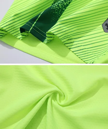 Miniatura 4 de Paquete de 2 camisetas de fútbol y pantalones cortos para niño, de secado rápido, uniforme de entrenamiento de equipo deportivo
