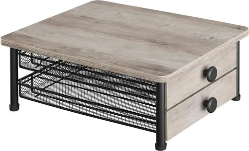 Miniatura 13 de YATINEY Soporte para cajones de cápsulas de café, cajón de cápsulas de café para taza K, organizador de almacenamiento de cápsulas de café de Rustic