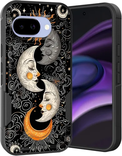 Miniatura 123 de Funda para Pixel 6A, Híbrida de Doble Capa de Servicio Pesado Resistente a Prueba de Golpes PC Duro + Funda Protectora de Silicona Suave para Google