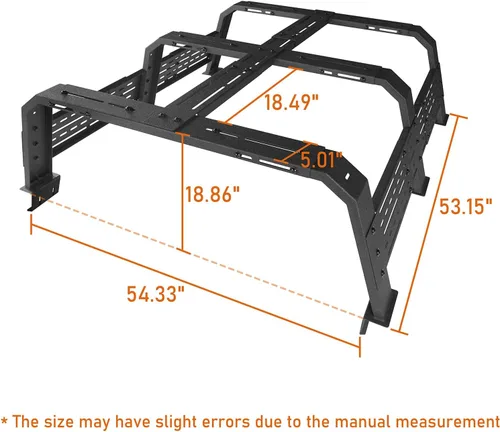 Miniatura 7 de u-Box Soporte de escalera de camión de 18.8 pulgadas de alto para camioneta, compatible con camionetas Ford F-150 y Raptor y Dodge Ram 1500