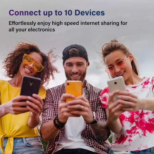 Miniatura 4 de GlocalMe DuoTurbo 4G LTE Hotspot WiFi portátil para viajes en más de 200 países, dispositivo de punto de acceso móvil con datos globales de 1.1GB