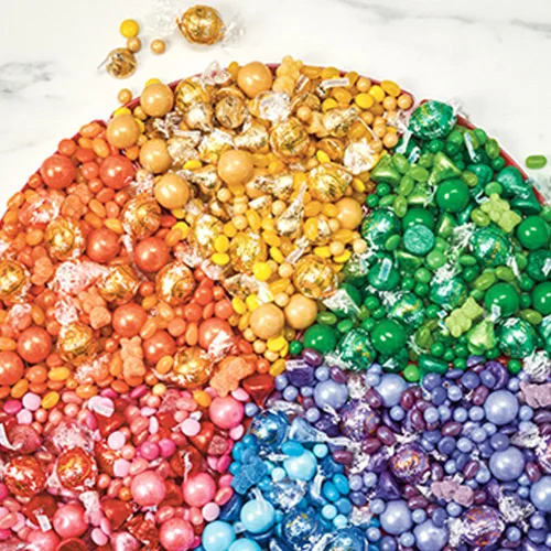 Miniatura 7 de Gomitas de goma de mascar rosa de 1.5 libras a granel (aproximadamente 600 piezas) para bufés de dulces, recuerdos de fiesta, duchas, recuerdos