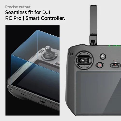 Miniatura 5 de Spigen Protector de pantalla de vidrio templado [GlasTR Slim] diseñado para DJI RC 2 / RC Pro/DJI Smart Controller - Paquete de 2