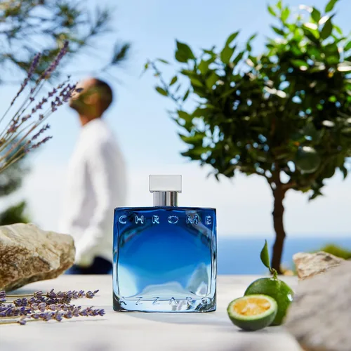 Miniatura 6 de Azzaro Chrome Eau de Parfum - Colonia fresca acuática para hombre - Fragancia de helechos (Fougère), aromática y amaderada - Notas cítricas