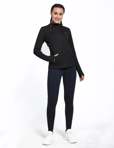 Miniatura 2 de baleaf Chaqueta de Running de Forro Polar para Mujer Resistente al Agua con Cremallera Completa Equipo para Clima Frío Invernal Chaquetas Térmicas