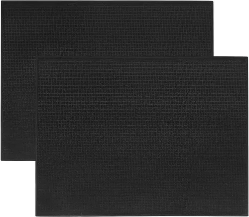 Topsky Tapete de microfibra para secar platos, paquete de 2 unidades, 20 x 15 pulgadas, alfombrillas reversibles para biberones de bebé, almohadilla
