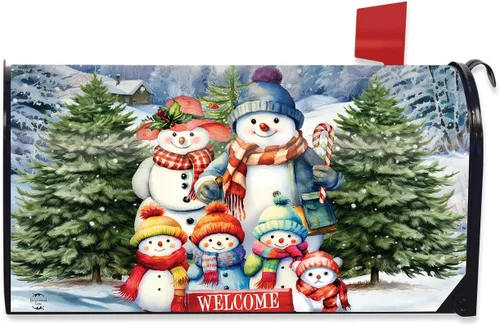 Miniatura 3 de Briarwood Lane - Funda para buzón con muñeco de nieve sonriente