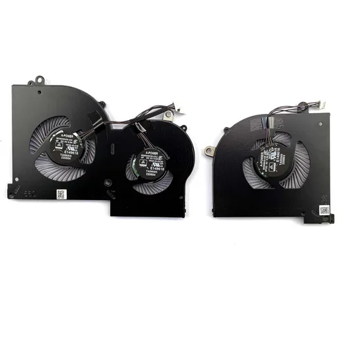 Miniatura 10 de BestParts Nuevo reemplazo original del ventilador de refrigeración de CPU+GPU para MSI GS65 Stealth Thin, P/N: MS-16Q2 MS-16Q3, 16Q2-CPU 16Q2-G-CCW