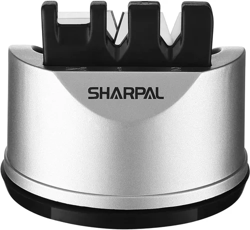SHARPAL 191H - Afilador de cuchillos y tijeras | Repara, restaura y afila cuchillos rectos, dentados y de cocina – Herramienta versátil de afilado