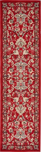 Miniatura 111 de Unique Loom Colección Sialk Hill - Alfombra de área Washington (7' 10" x 10' Rectángulo Burdeos/Crema)
