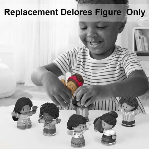 Miniatura 5 de Mattel Pieza de repuesto para Little People Encanto Playset - HMX75 ~ Mirabel's Primo Delores Holding a Plate of Cakes