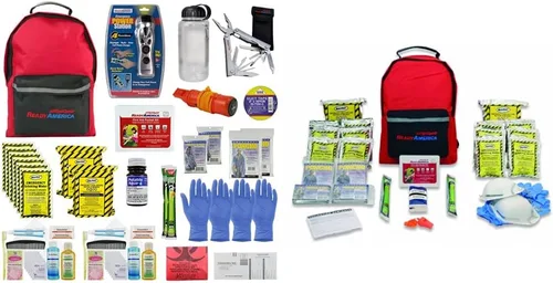 Miniatura 7 de Ready America 70185 kit de emergencia de gran calidad para 1 persona, mochila para 3 días