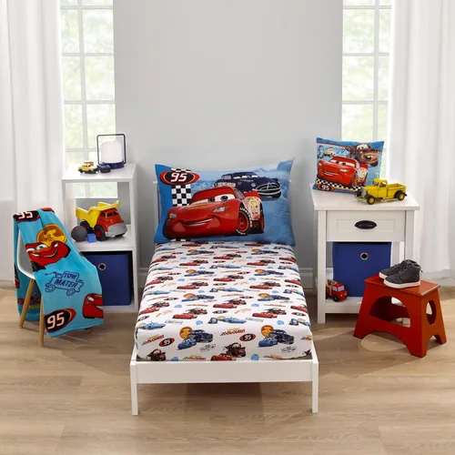 Miniatura 14 de NoJo Marvel Spider-Man to The Rescue - Juego de sábanas de 2 piezas para niños pequeños, color rojo, blanco y azul, sábana bajera ajustable