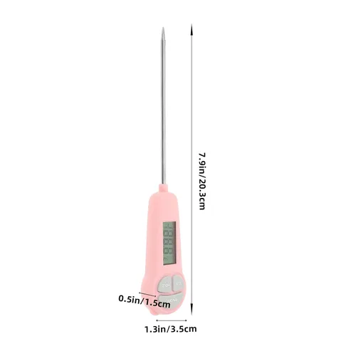 Miniatura 3 de Vela Horno Parrilla Monitor Sonda de Alimentos Medidor de Temperatura Digital para Suministros de Cocina Abs Barbacoa Dulces Horno