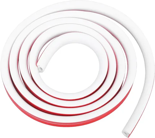 Toddmomy Self-Adhesive Outdoor Cord Protector Floor Cable Cover for Wire Management Electrical Cord Hider for Home Office School and Gym Use
