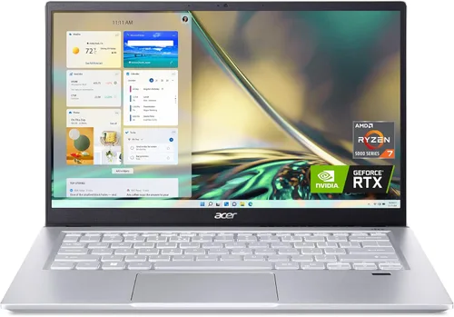 acer Swift X SFX14-42G-R607 Creator Laptop | 14 pulgadas Full HD 100% sRGB | AMD Ryzen 7 5825U | GPU NVIDIA RTX 3050 Ti Laptop | 16GB LPDDR4X |
