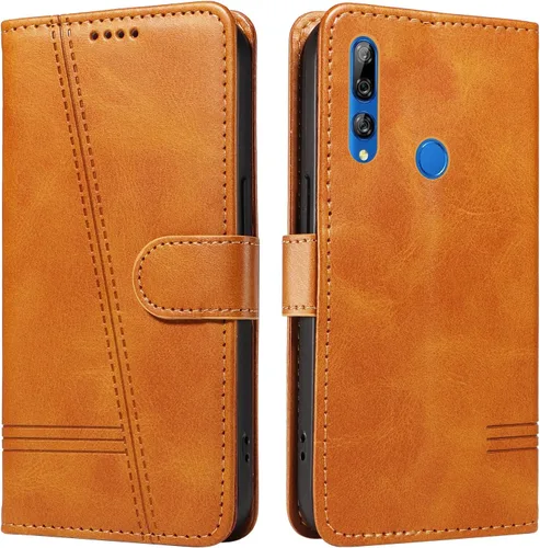 Miniatura 175 de Funda con tapa para Huawei Nova Lite 3, protección de 360 grados, a prueba de golpes, de piel sintética, con función atril y 3 ranuras