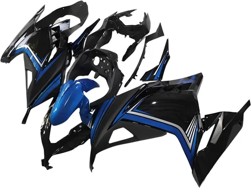 Miniatura 2 de Kit de carenado completo de plástico ABS azul brillante para Kawasaki EX300R Ninja 300 2013 2014 2015 2016 2017 NINJA300 13-17 Molde de inyección