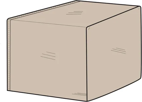Miniatura 8 de Fundas protectoras modulares con secciones traseras redondeadas, de un solo tamaño, grises, Gris