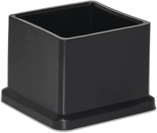 Miniatura 22 de Flyshop Tapas cuadradas de goma antideslizantes para patas de silla, protectores de suelo para muebles, 1-3/8 pulgadas x 1-3/8 pulgadas, color negro