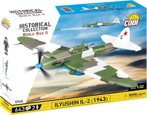 Miniatura 2 de COBI Colección Histórica Segunda Guerra Mundial IL-2 (1943) Avión