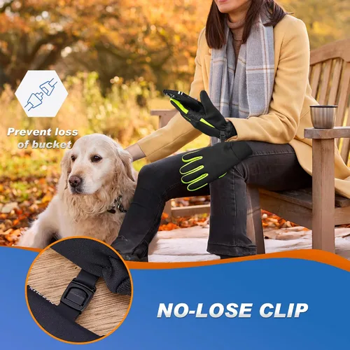 Miniatura 7 de Sukeen Guantes de invierno para hombre y mujer, guantes antideslizantes para pantalla táctil, guantes cálidos para correr, conducir, ciclismo
