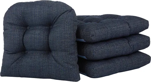 Miniatura 122 de Klear Vu Gripper Overstuffed - Cojines universales antideslizantes para silla de comedor para decoración de cocina o uso de oficina, almohadilla