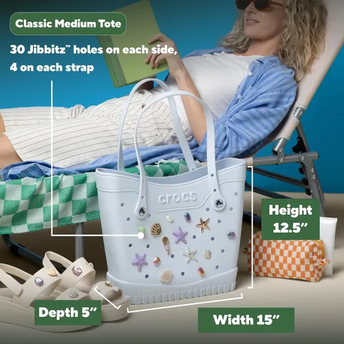 Miniatura 3 de Crocs Classic Medium Tote Bag Durable Washable Waterproof