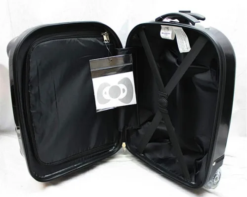 Miniatura 4 de Hello Kitty 18 "Rolling ABS bolsa de equipaje duro caso - Silver Face Bow
