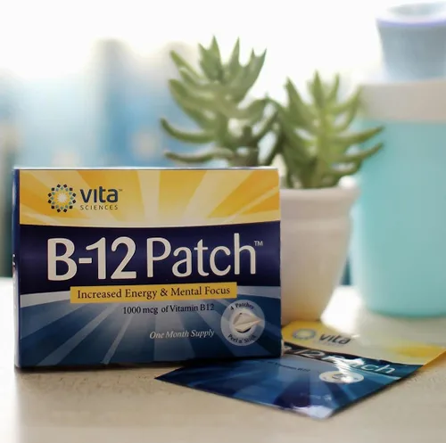 Miniatura 3 de Vita Sciences Parche de vitamina B12, fórmula extra fuerte para hombres y mujeres, suministro de 1 mes. Aumenta la energía, la concentración