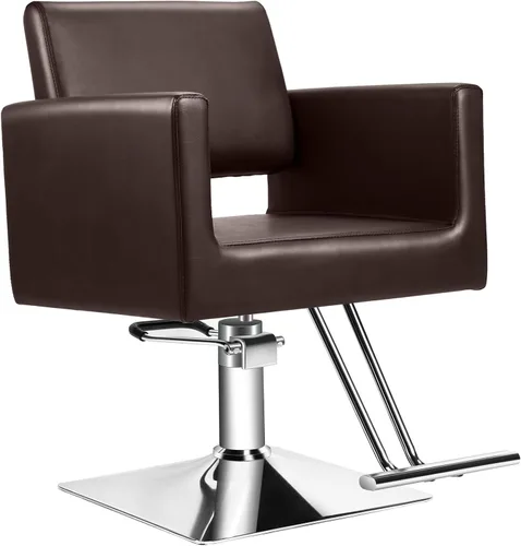 Silla de peluquería para peluquería, capacidad de 330 libras, con bomba hidráulica resistente, equipo de belleza giratorio de 360°, estilista para