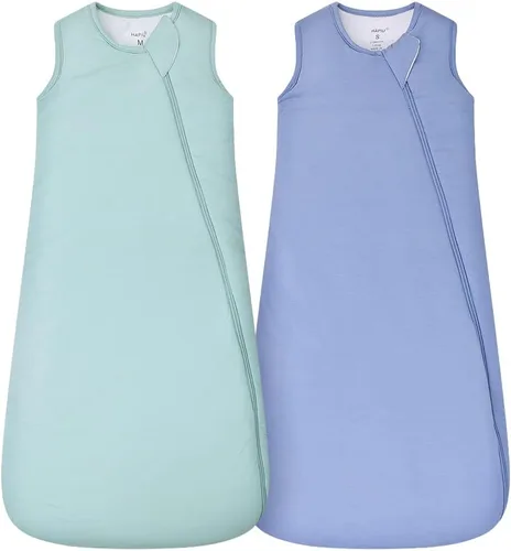 Miniatura 21 de HAPIU Saco de dormir unisex de rayón hecho de bambú TOG 1.0, cremallera premium de 2 vías, manta portátil para bebé