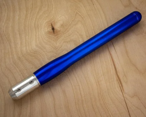 Miniatura 3 de Simple Woodturning Tools Juego de 5 herramientas de torneado de madera de carburo más mango intercambiable (mango azul zafiro), fabricado en Estados