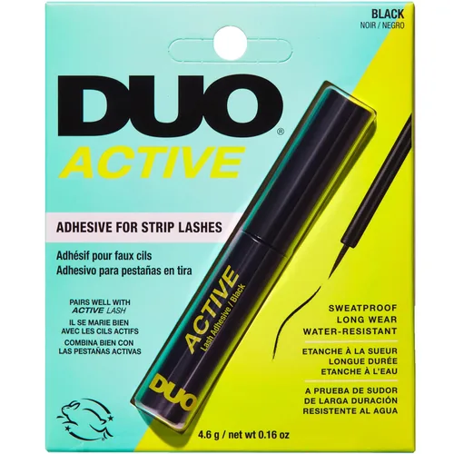 Miniatura 8 de DUO Active Pegamento Negro para Pestañas - Adhesivo para Pestañas Resistente al Agua y de Larga Duración para Pestañas Postizas, 0.16 oz, Paquete