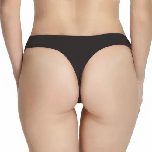 Miniatura 3 de ANZERMSIX - Parte inferior de bikini, tanga, de algodón transpirable, paquete de 6