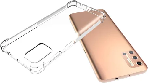 Miniatura 3 de USTIYA Funda para Motorola G9 Plus Clear TPU Moto G9+Cuatro Esquinas Cubierta Protectora Transparente Suave Funda