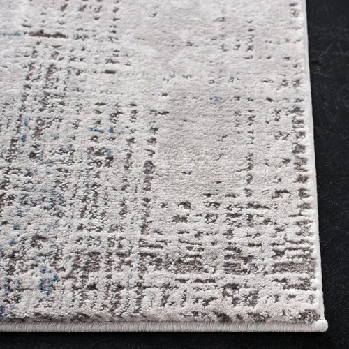 Miniatura 3 de SAFAVIEH Craft Collection - Alfombra de área de 9 x 12 pies, gris y azul, diseño abstracto moderno, no desprende pelusa y de fácil cuidado, ideal