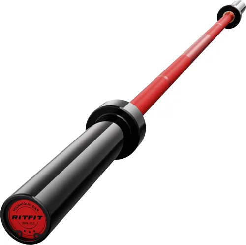 Miniatura 12 de RITFIT Olympic Barbell 4ft/6ft - 2 Inch Weight Bar for Strength Training, Weightlifting, Squat, Deadlift, Bench Press, Curl, Overhead Press
