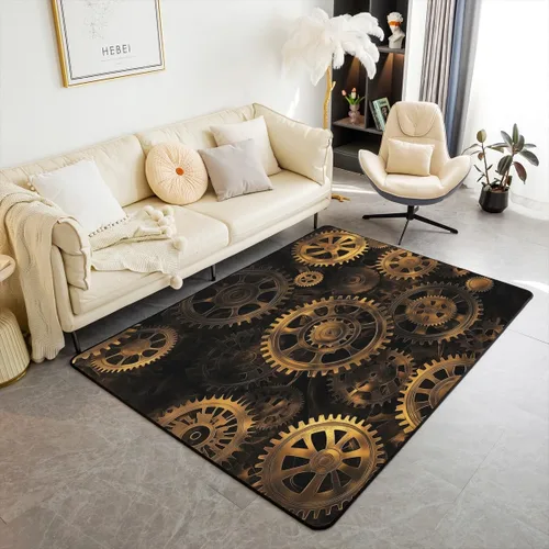 Miniatura 19 de Alfombra de área de girasol de 3 x 5 pies, alfombra de abeja para niños y niñas, alfombra decorativa floral amarilla, bonita alfombra decorativa