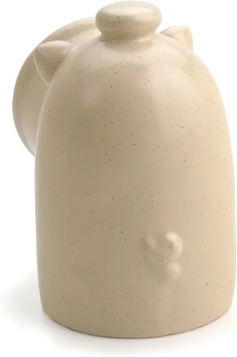 Miniatura 6 de RSVP International Juego de Cerdo Sal y Cuchara, Boca Ancha, Apto para Lavavajillas, 3x3.25x5", Avena