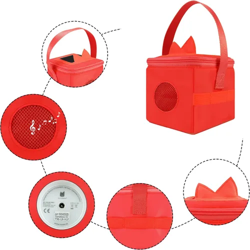 Miniatura 4 de Bolsa de transporte para figuras de Toniebox y Tonies, con funda para orejas Tonies, estuche de transporte para personajes Tonies, organizador