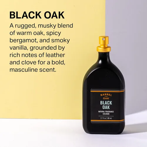 Miniatura 5 de Barrel & Oak Colonia para hombres, fragancias naturales a base de aceite esencial para hombre, colonia de hombre de larga duración para el día